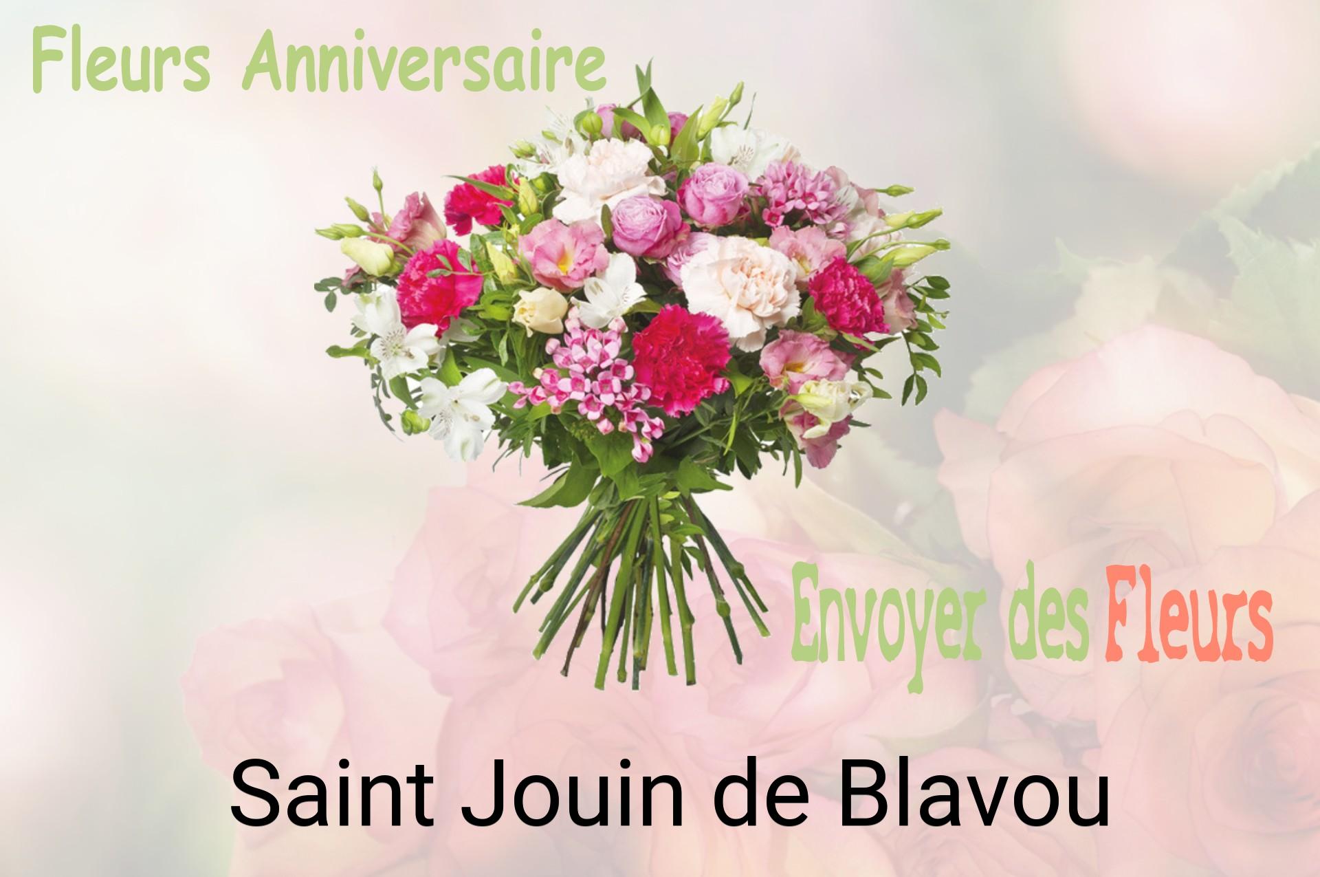 Bouquet de fleurs d’anniversaire livré à Saint-Jouin-de-Blavou